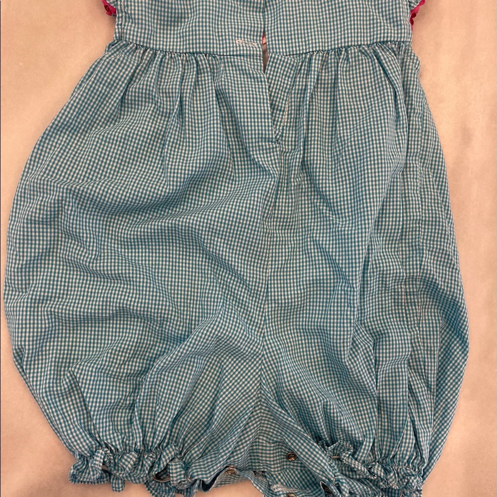 Monogrammed L bubble 12 months